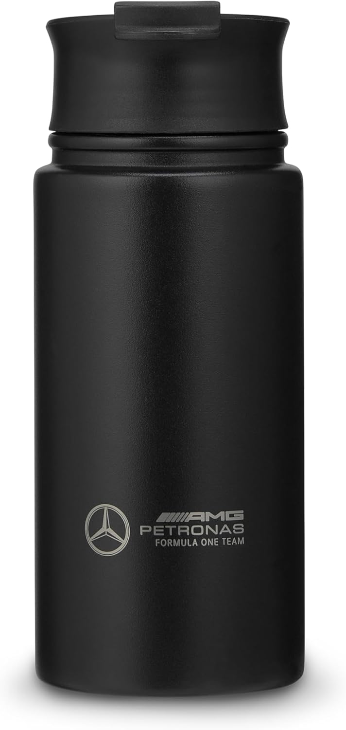Mercedes AMG Petronas F1 Thermal Mug - Black 480ML