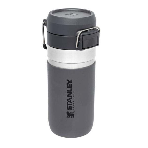 STANLEY Quick Flip Stainless Steel Water Bottle 0.47L - Keeps Cold For 7 Hours - Leakproof - BPA-Free Thermal Flask - Dishwasher Safe - Cup Holder Compatible