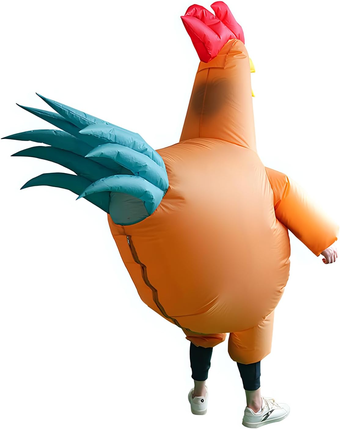 RHYTHMARTS Adult Inflatable Chicken Costume Blow up Chicken Costumes for Adult Rooster Inflatable Costumes Fancy Dress Party Halloween Christmas