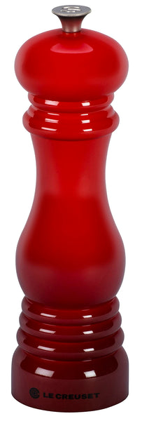 Le Creuset Classic Adjustable Pepper Mill Grinder, Chip-resistant ABS Plastic, Anti-Corrosion, 40g, 21 cm, Bamboo, 44001214080000