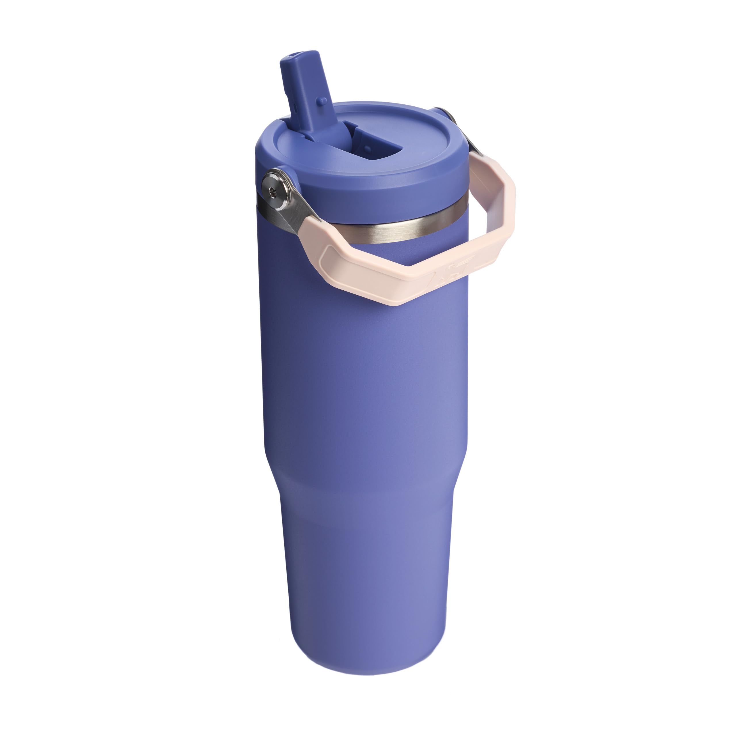 Stanley Flip Straw Tumbler 1.0 Water Bottle With Straw 0.89L - Keeps Cold For 12+ Hours - Easy To Carry - Dishwasher Safe - Stainless Steel Thermal Flask - BPA-Free Travel Mug - Navy