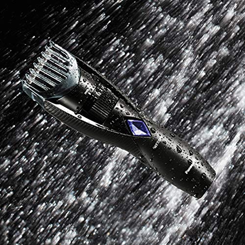 Panasonic ER-GB42 Wet & Dry Electric Beard Trimmer for Men with 20 Cutting Lengths, Standard UK 3 pin Plug, Black, 50 min usage