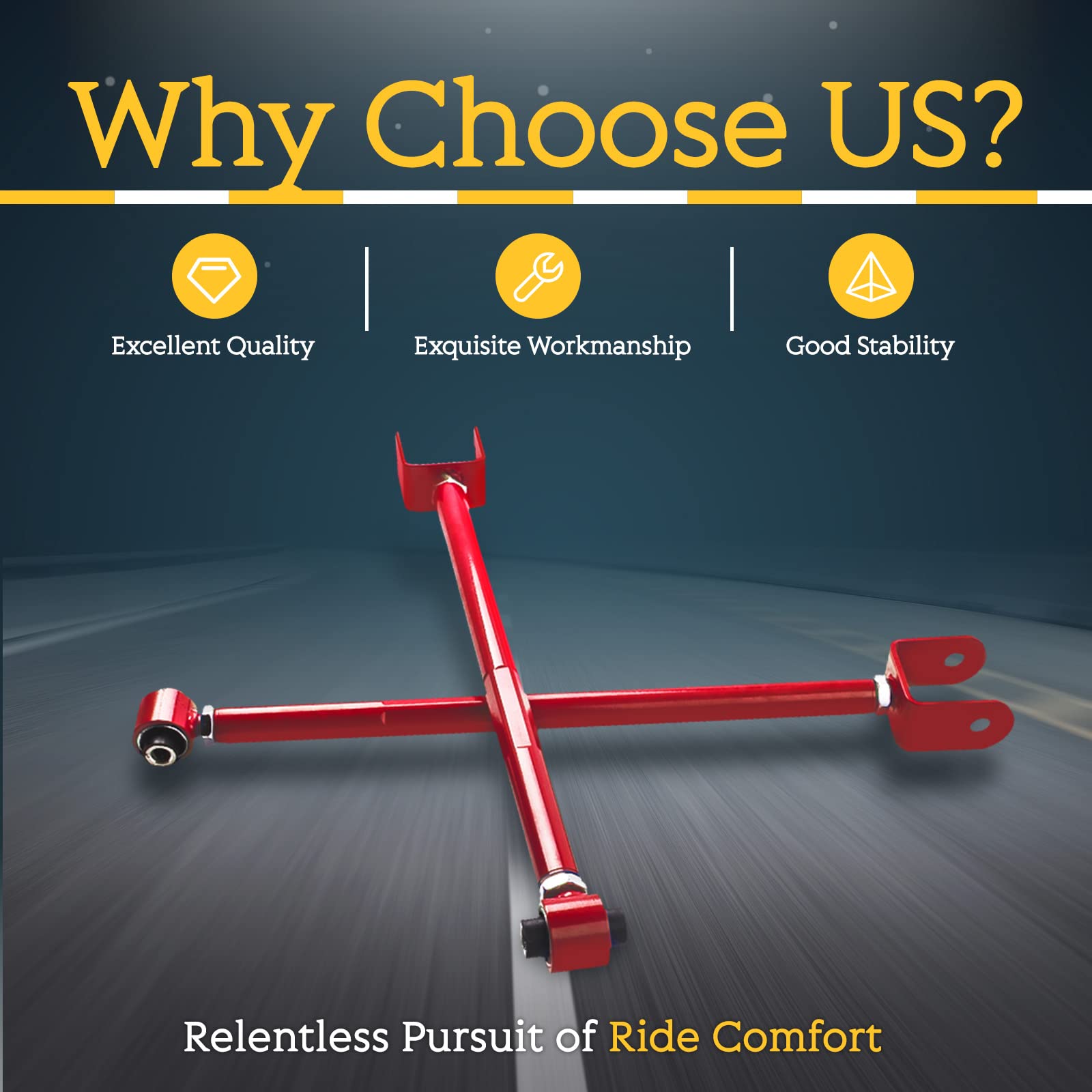 maXpeedingrods Coilovers Shock Struts for E46 (1998-2006) 316i, 318i, 320i, 323i, 325i, 328i, 330i, M3 Adjustable Damper