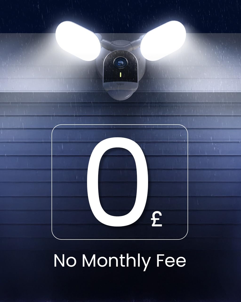 Tapo TC82 KIT 2K 3MP Battery Solar Security Camera Outdoor, Maintenance-free, Colour Night Vision, Outdoor Camera No Monthly Fee, Smart Person Detection, IP65, Works with Alexa & Google