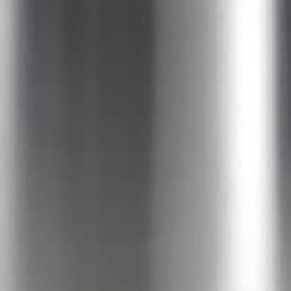 Curver Metal Effect 70% Recycled Kitchen Pedal Touch Deco Bin 50 Litres - Silver