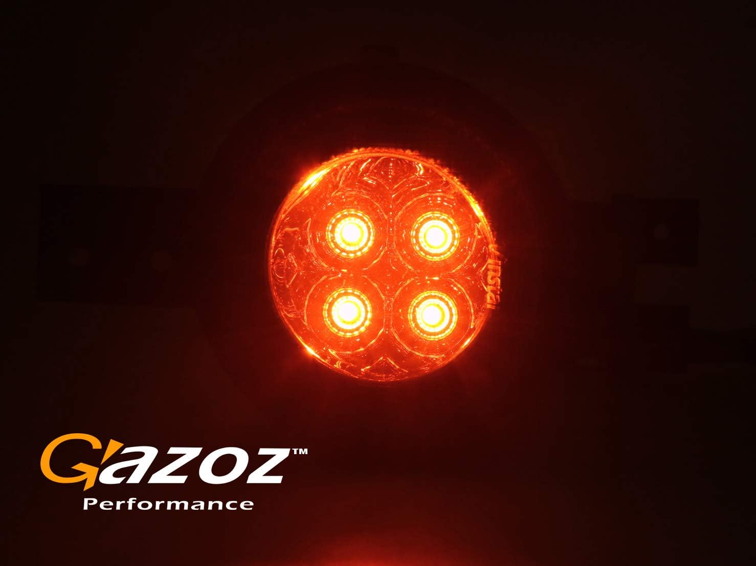 GAZOZ PERFORMANCE LED Turn Signal Indicator Halo Ring Light Smoke R50 R52 R53 S