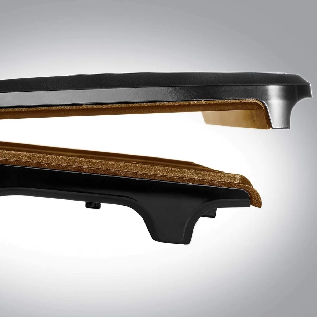 George Foreman Medium Electric Fit Grill [Non stick, Healthy, Griddle, Toastie, Hot plate, Panini, BBQ, Energy saving, Vertical storage, Easy clean, Drip tray, Ready to cook light] Black, 1630W 25810