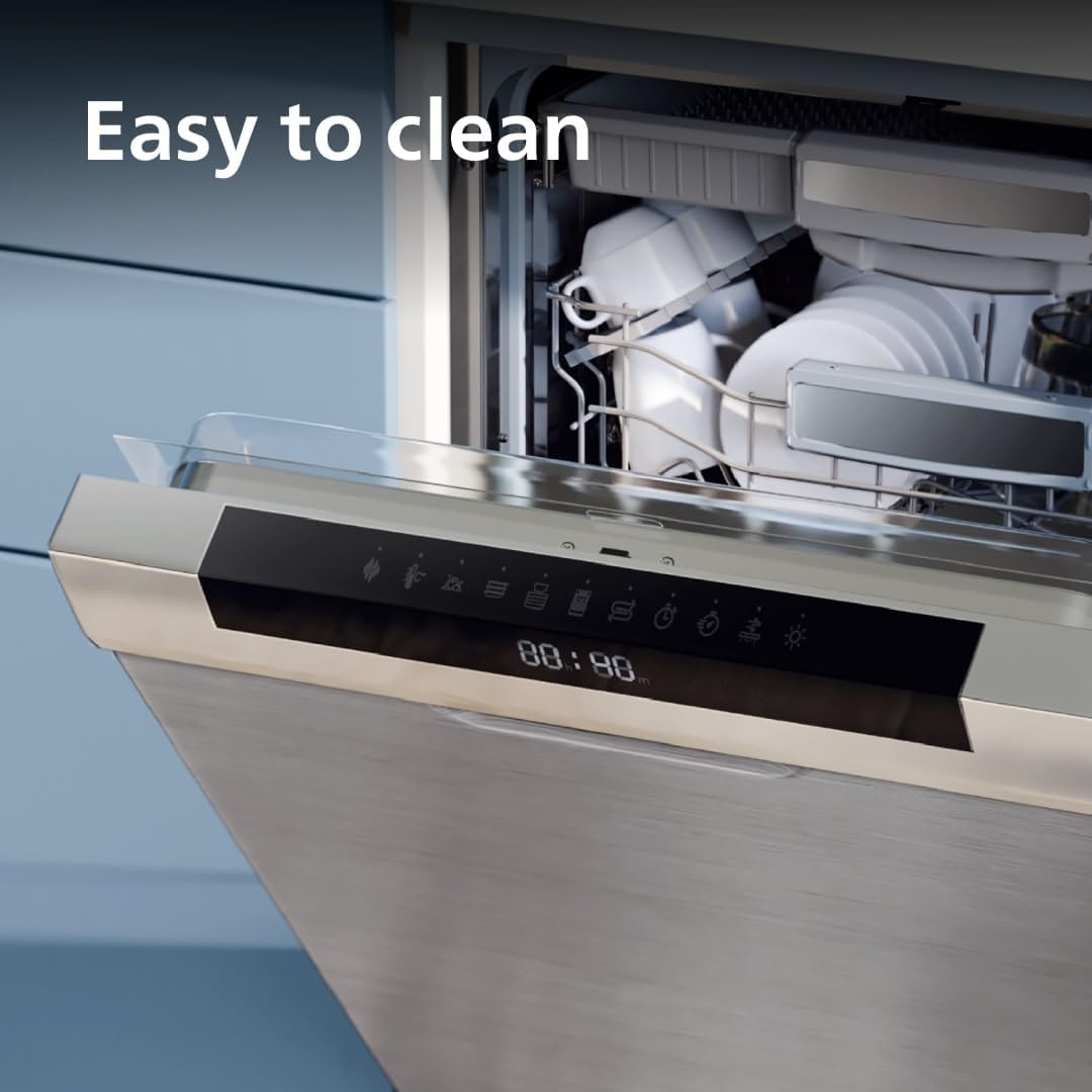 Philips 7000 Series Pasta Maker - ProExtrude Technology, Auto-Weighing, 8 Shaping Discs, Perfect Dough, Easy Clean, Up to 8 Portions, Black (HR2665/93)