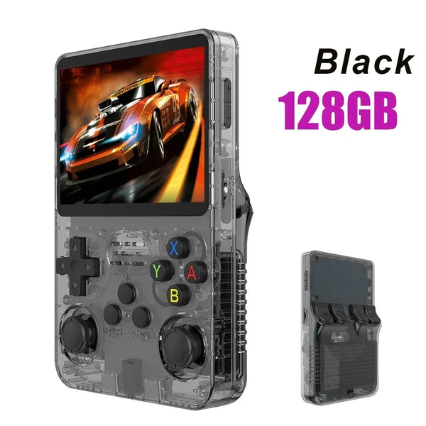 128GB R36S Retro Handheld Video Game Console Linux System 3.5 Inch IPS Screen Portable Pocket Video Player 64GB Games Boy Gift
