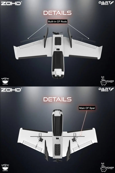 ZOHD Dart 250g FPV 570mm Wing