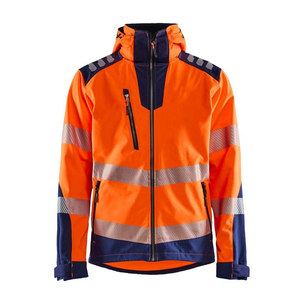 Blaklader 4491 Waterproof Hi-Vis Softshell Jacket