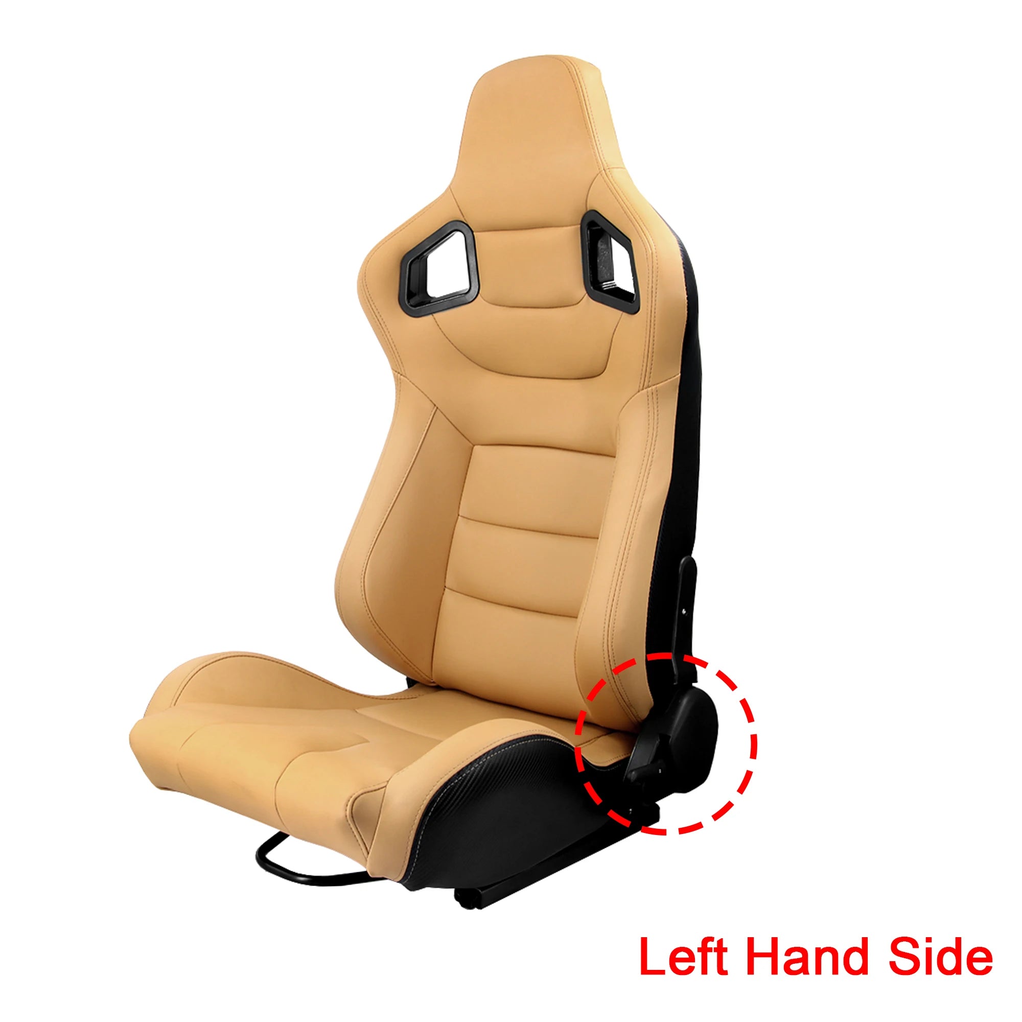 R-EP Racing Seat Adjustable Universal for Sport Car Simulator Bucket Seats PVC Leather 1 PCS