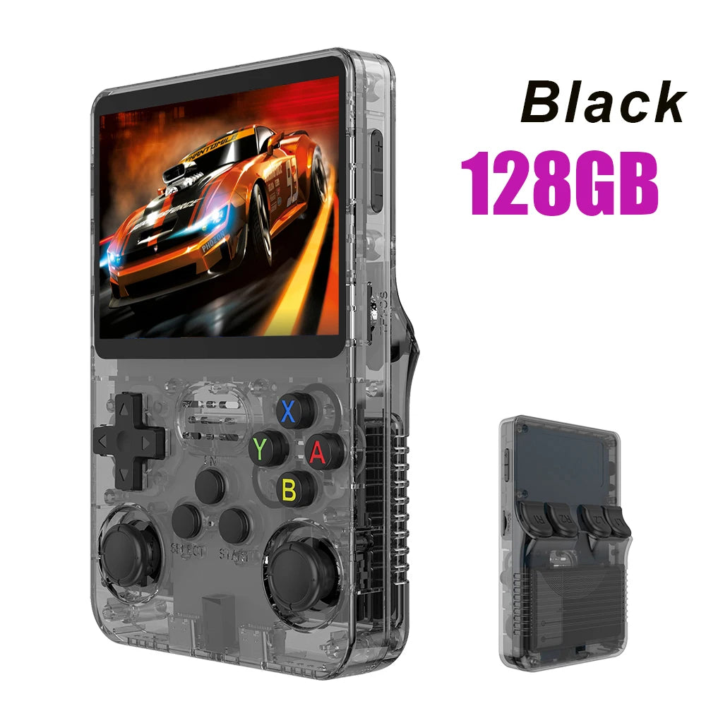128GB R36S Retro Handheld Video Game Console Linux System 3.5 Inch IPS Screen Portable Pocket Video Player 64GB Games Boy Gift