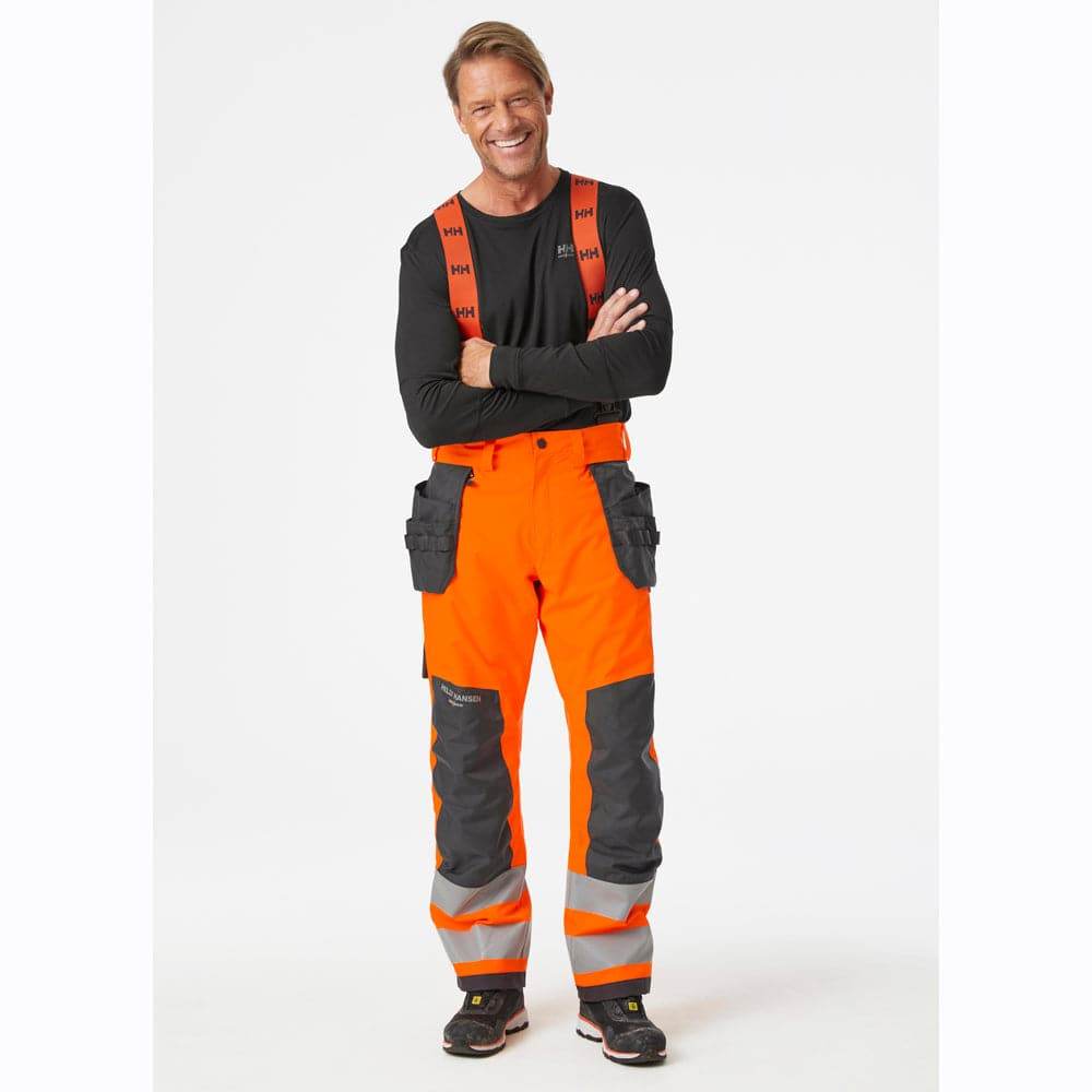 Helly Hansen 71491 Alna 2.0 Hi-Vis Winter Insulated Waterproof Construction Bib Pant Trouser