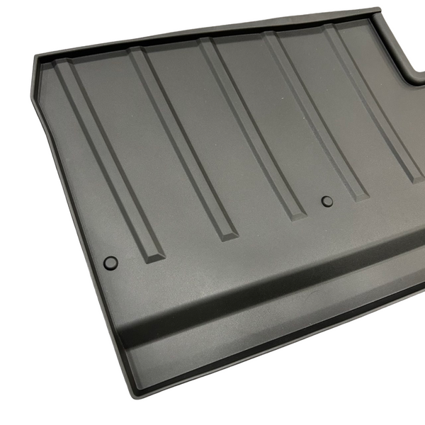 For MAN TGE Front Cab Shelf Black Rubber Inserts – Storage Liner (2018-2025) | Van-X