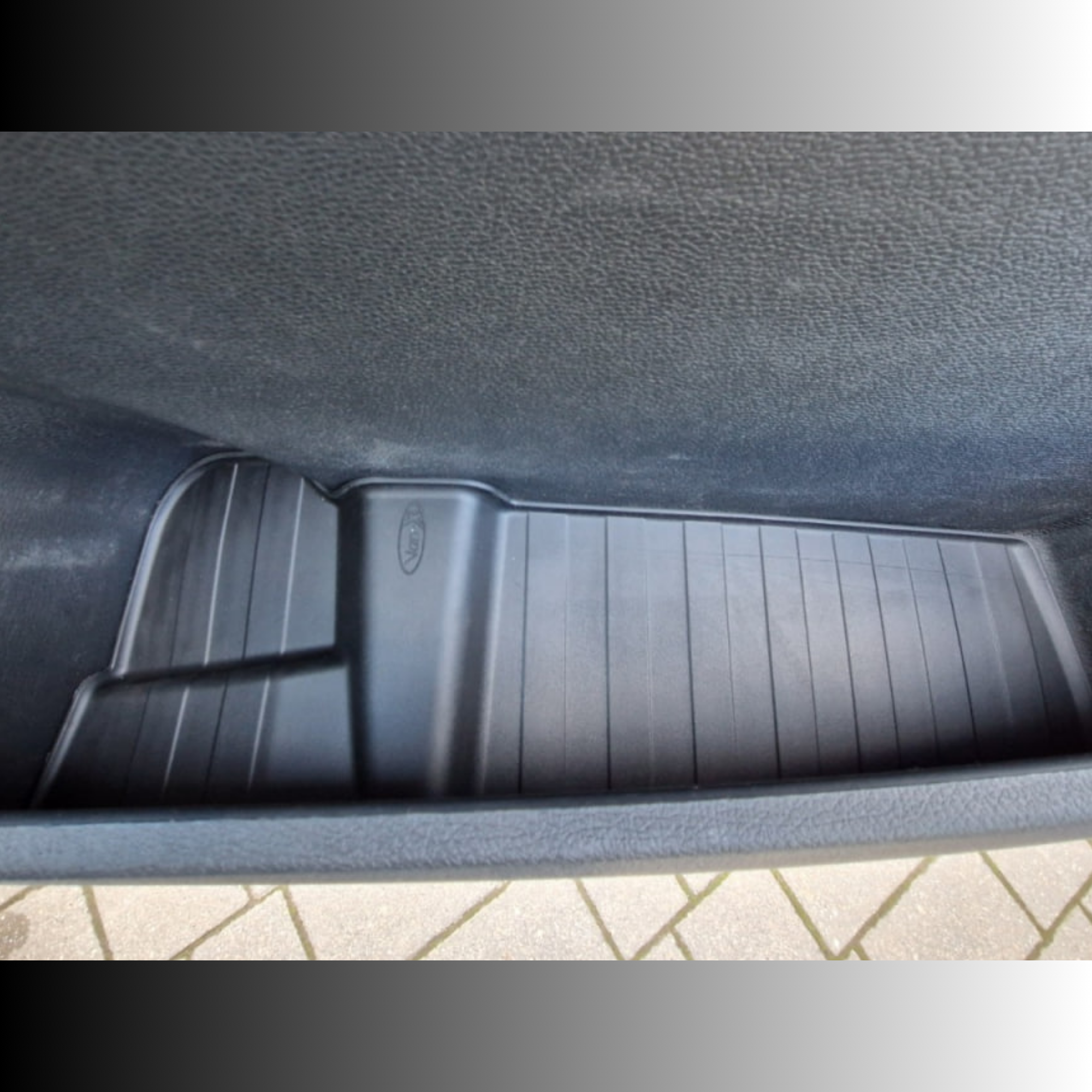 For Mercedes New Sprinter Dodge 907 Rubber Door Pocket Inserts Black - Van-X