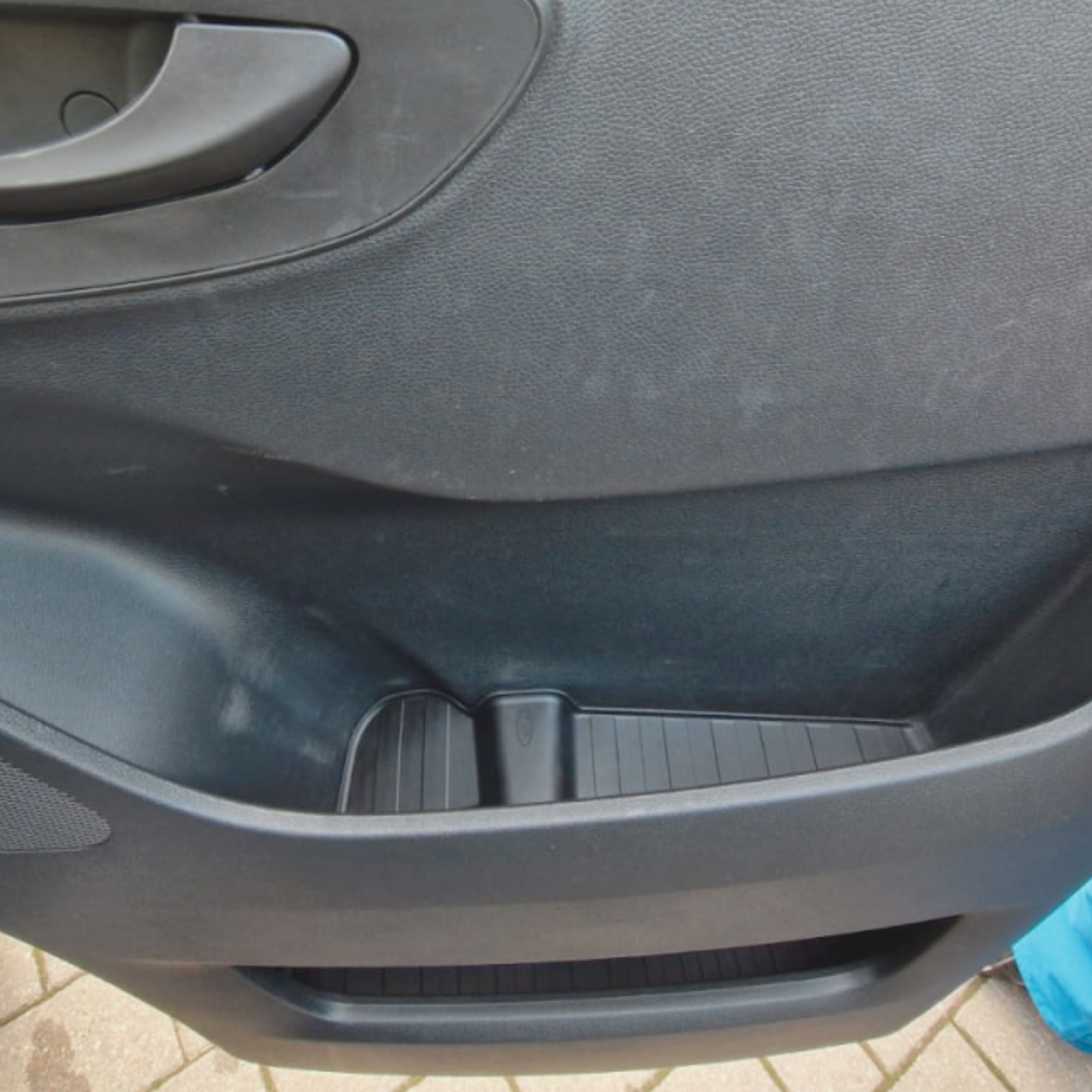 For Mercedes New Sprinter Dodge 907 Rubber Door Pocket Inserts Black - Van-X