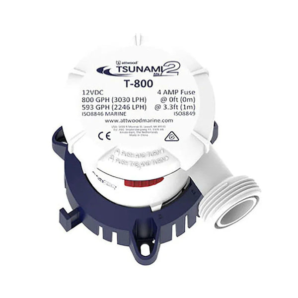 Attwood Tsunami Tsunami Tsunami Mk2 800 12V Threaded | Manual | 4Boats