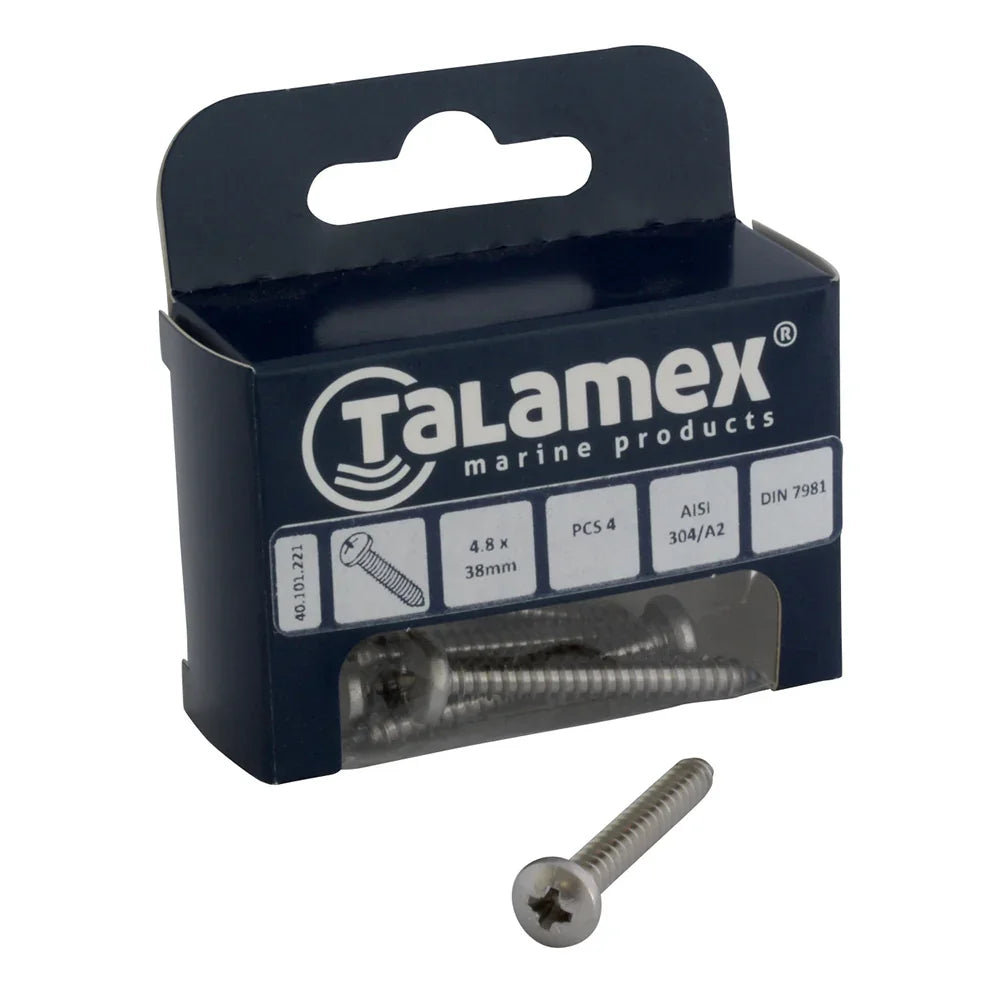 Talamex Tapping Tapping Tapping Screw PH CK 4.2 × 32 mm | Phi | 4Boats