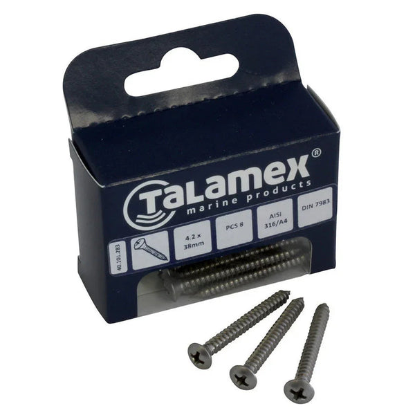 Talamex Tapping Tapping Tapping Screw CS 3.9 × 19mm Phillips | 4Boats