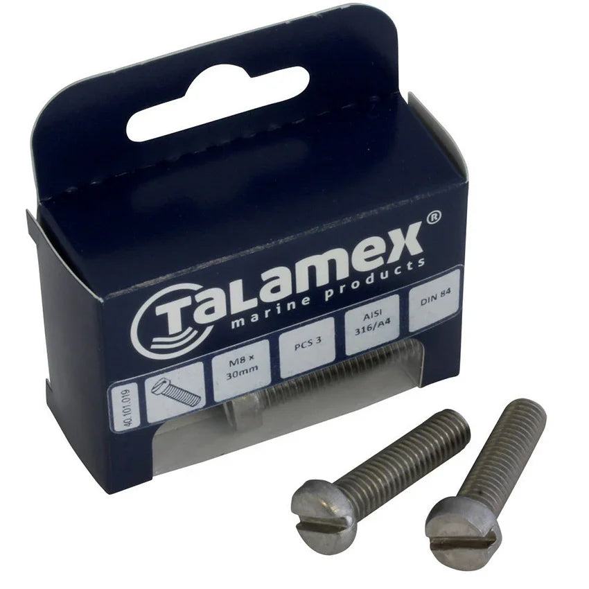 Talamex Pan Pan DIN 7985 Pan Head Screw M4 × 70 mm | 4Boats