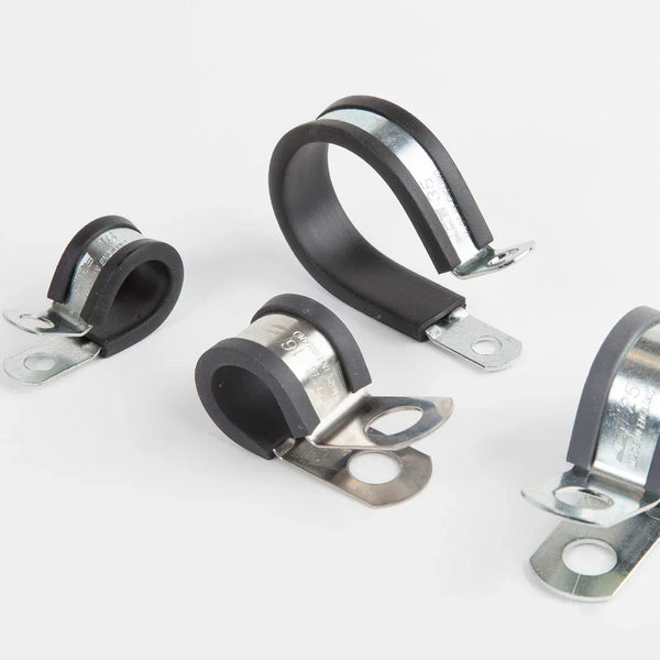 Jcs M6 M6 M6 Stainless Steel Rubber-Lined P-clip 13 mm | 4Boats