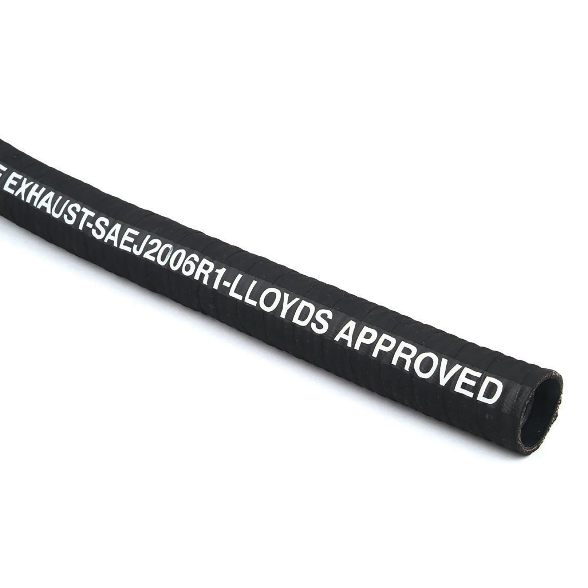 Exhaust Hose - Lloyds Approved - Black - 51 mm