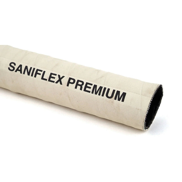 Saniflex Premium Rubber Sanitation Hose - White - 38 mm