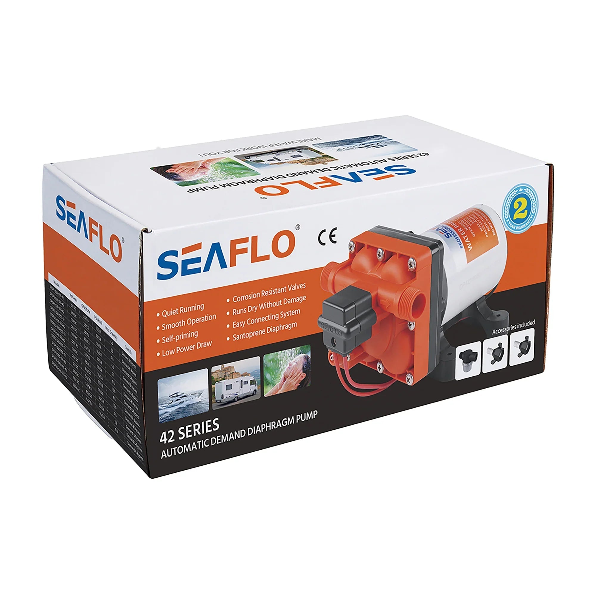 Seaflo Water 42 Series 24V Pressure Pump — 18.9 L | 4Boats