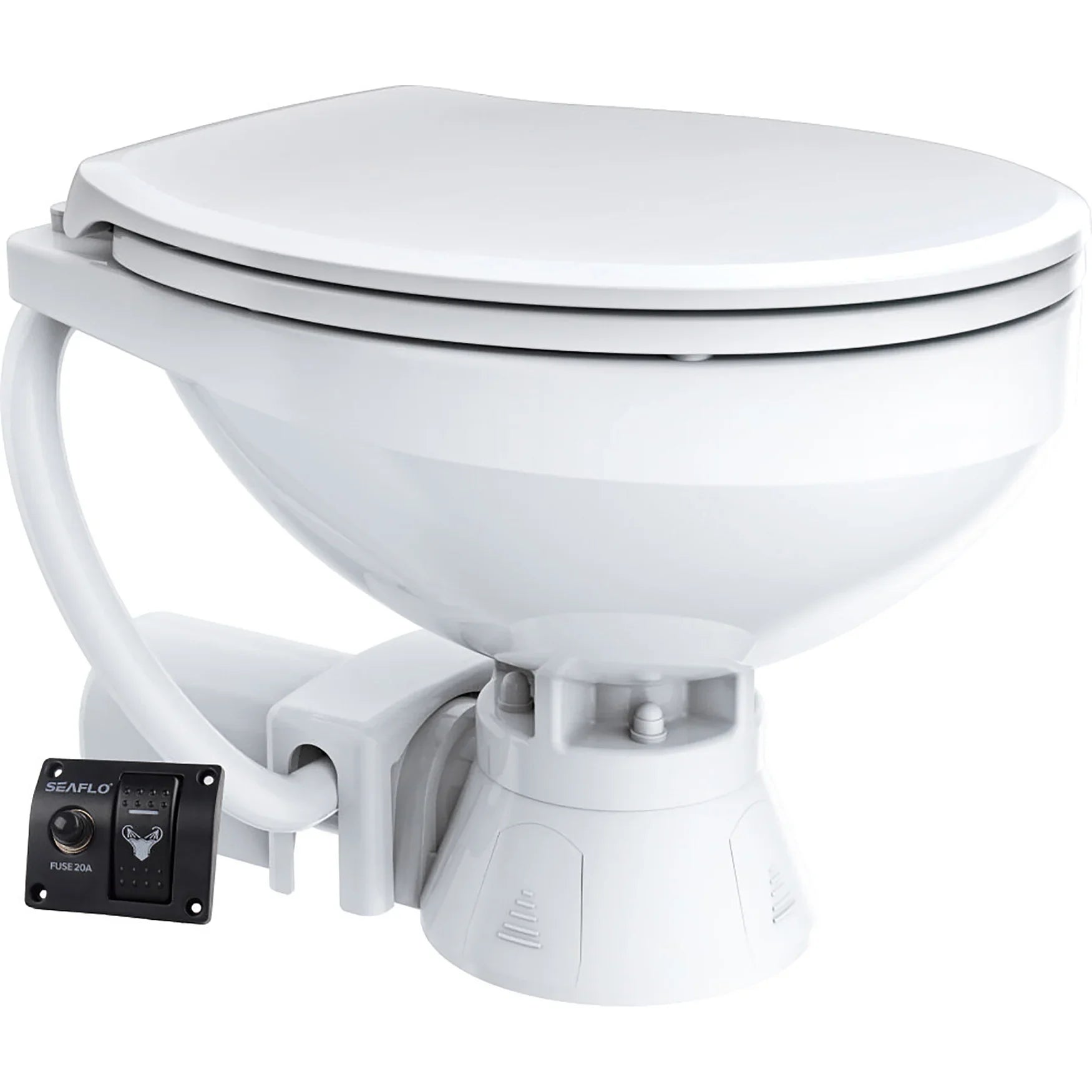 Seaflo Electric 24V Marine Toilet with Mace | 4Boats