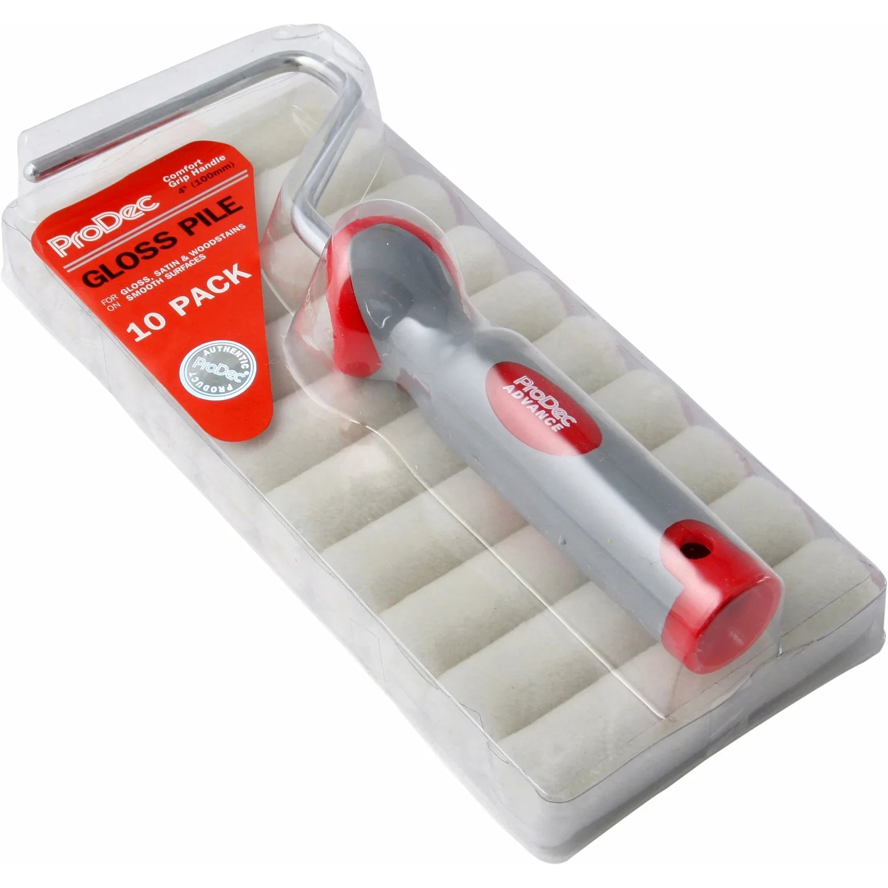 10 Pack 100mm Gloss Mini Rollers & Frame | 4Boats