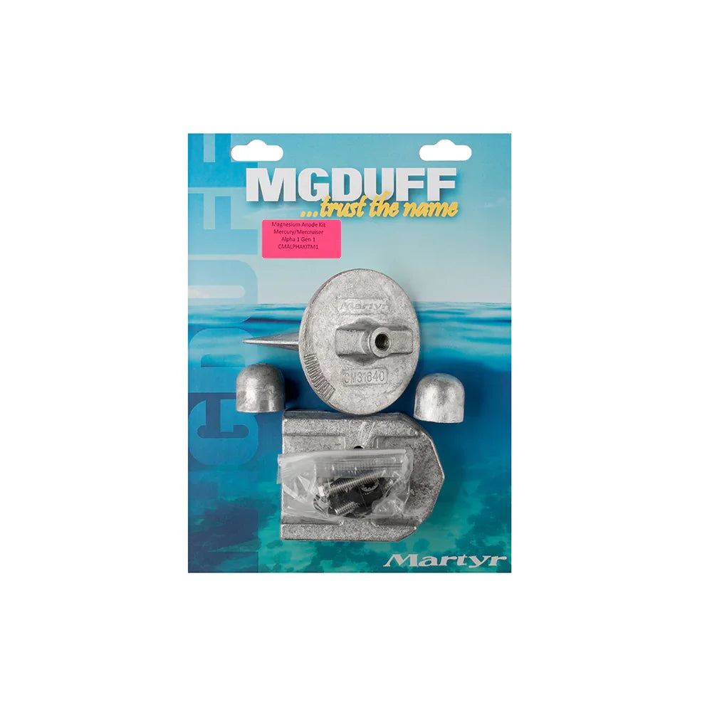 Duff Mercruiser Alpha Magnesium Anode Kit CMALPHAKITM | 4Boats