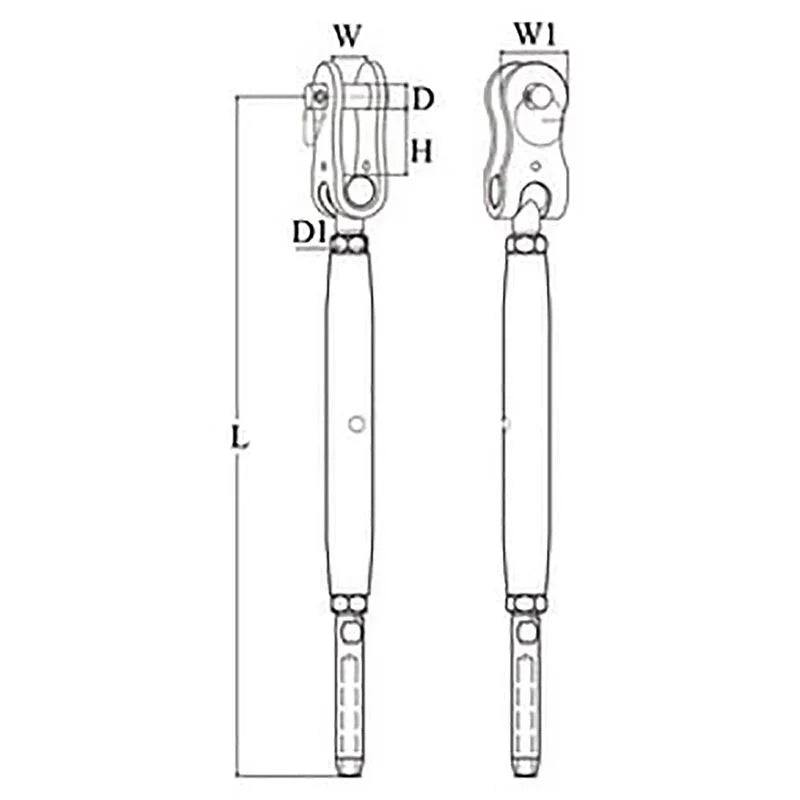 Talamex Riggingscrew Riggingscrew Riggingscrew M10 with Toggl | 4Boats
