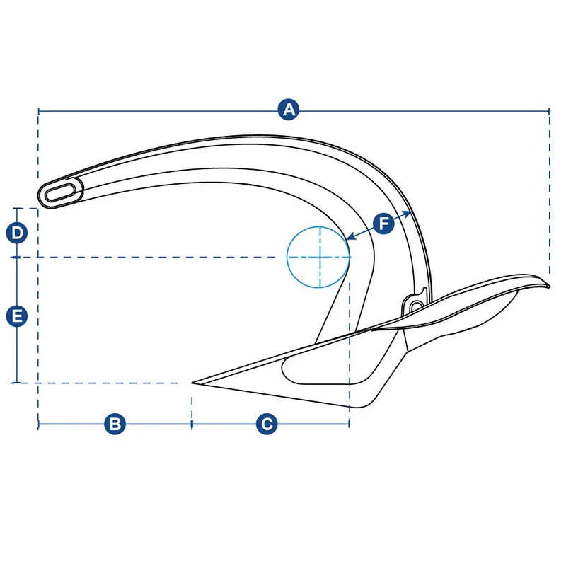 Vulcan Galvanised Galvanised Galvanised Anchor 12 kg | Powerb | 4Boats
