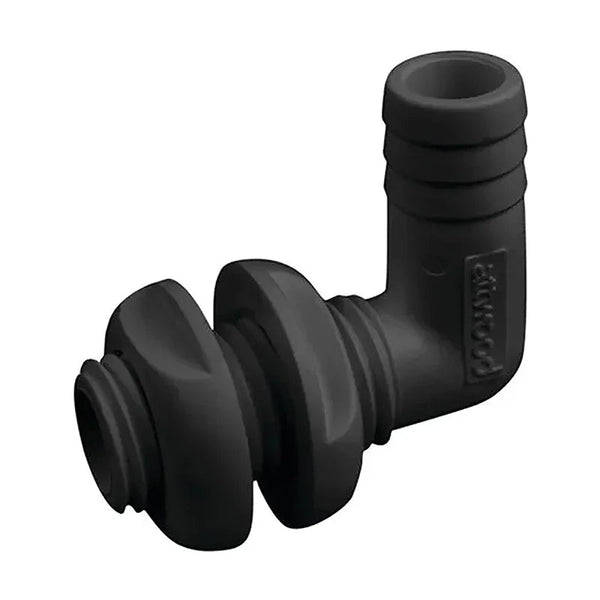 Attwood Conn-Th Conn-Th Conn-Th 19 mm (0.75 in) Black 90° Thr | 4Boats