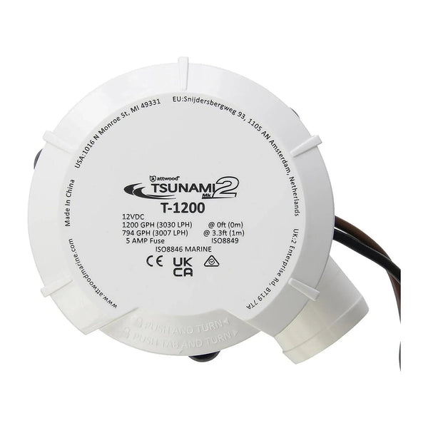 Attwood Tsunami Tsunami Tsunami Mk2 1,200 24V Threaded Submer | 4Boats