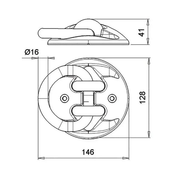 Talamex Stazo Stazo Stazo Wall Anchor | Stainless 316 | 4Boats