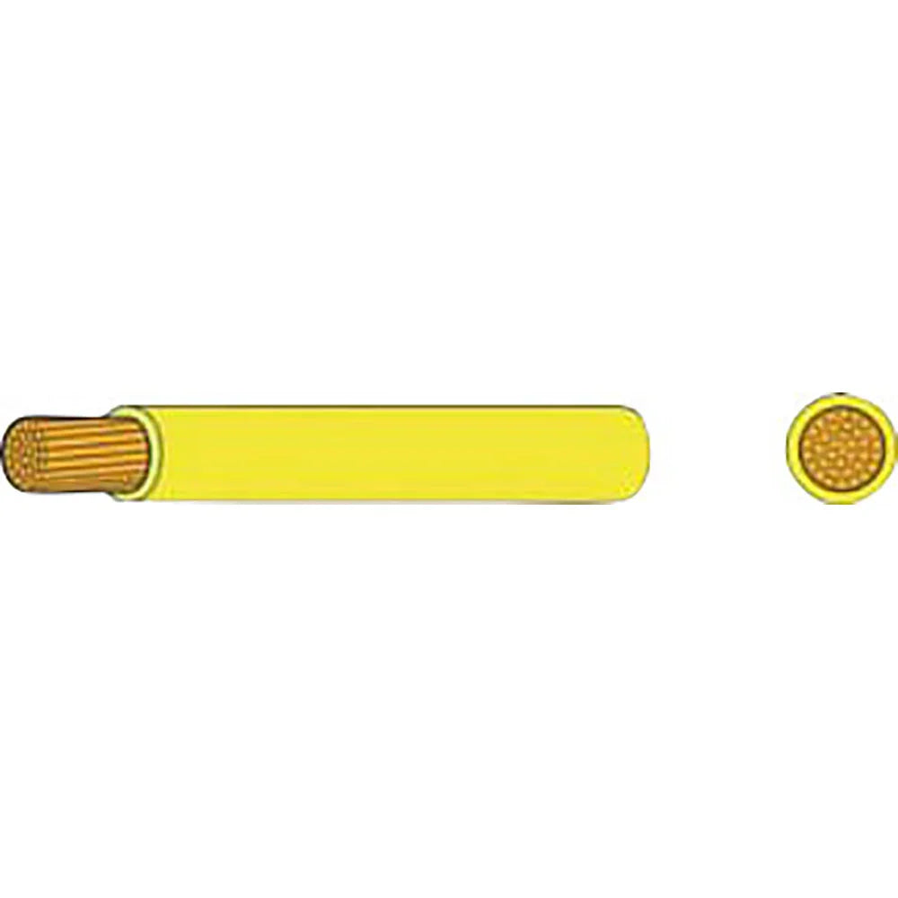 AMC Thin Thin Thin Yellow Thin-Wall Single Core Cable 1.5 mm² x 100 m