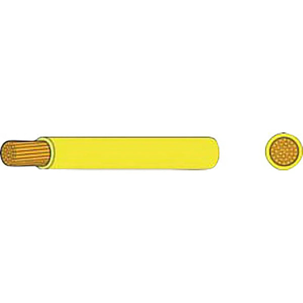 AMC Thin Thin Thin Thin-Wall Single Core Cable Yellow 3 mm² x 100 m
