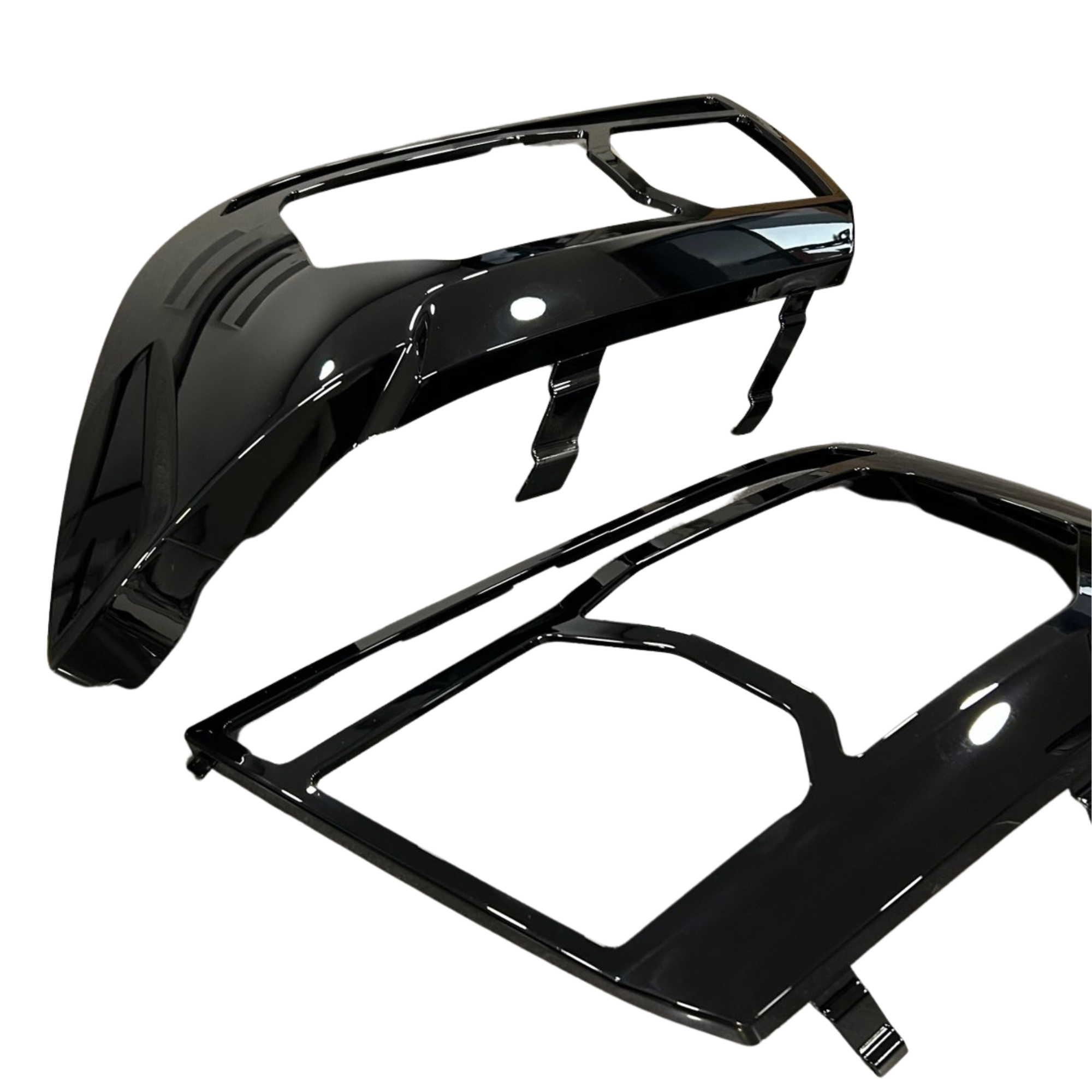 For VW Crafter New Shape Headlight Guards – Gloss Black – Premium Protection | Van-X