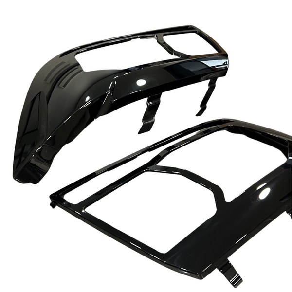 For VW Crafter New Shape Headlight Guards – Gloss Black – Premium Protection | Van-X
