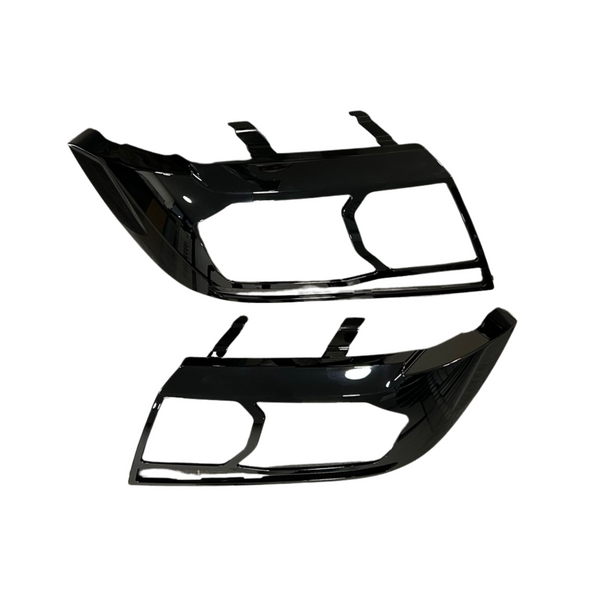 For VW Crafter New Shape Headlight Guards – Gloss Black – Premium Protection | Van-X
