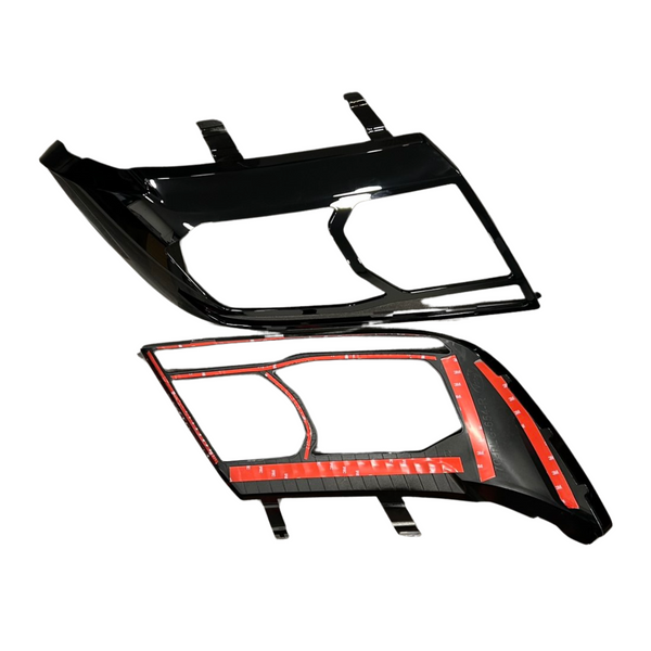 For VW Crafter New Shape Headlight Guards – Gloss Black – Premium Protection | Van-X