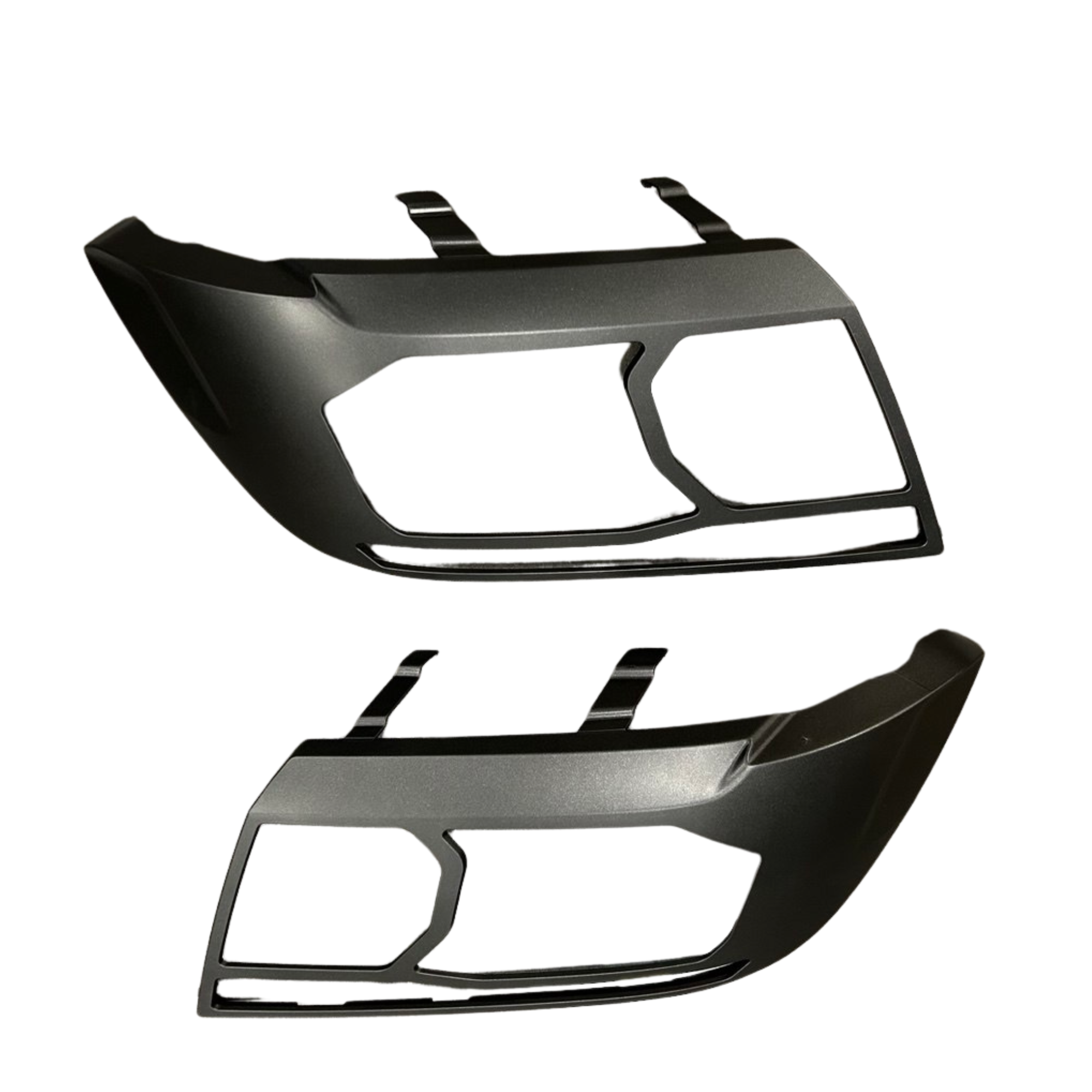 For VW Crafter New Shape Headlight Guards – Hammerite Ultimate Matte Black – Premium Protection | Van-X