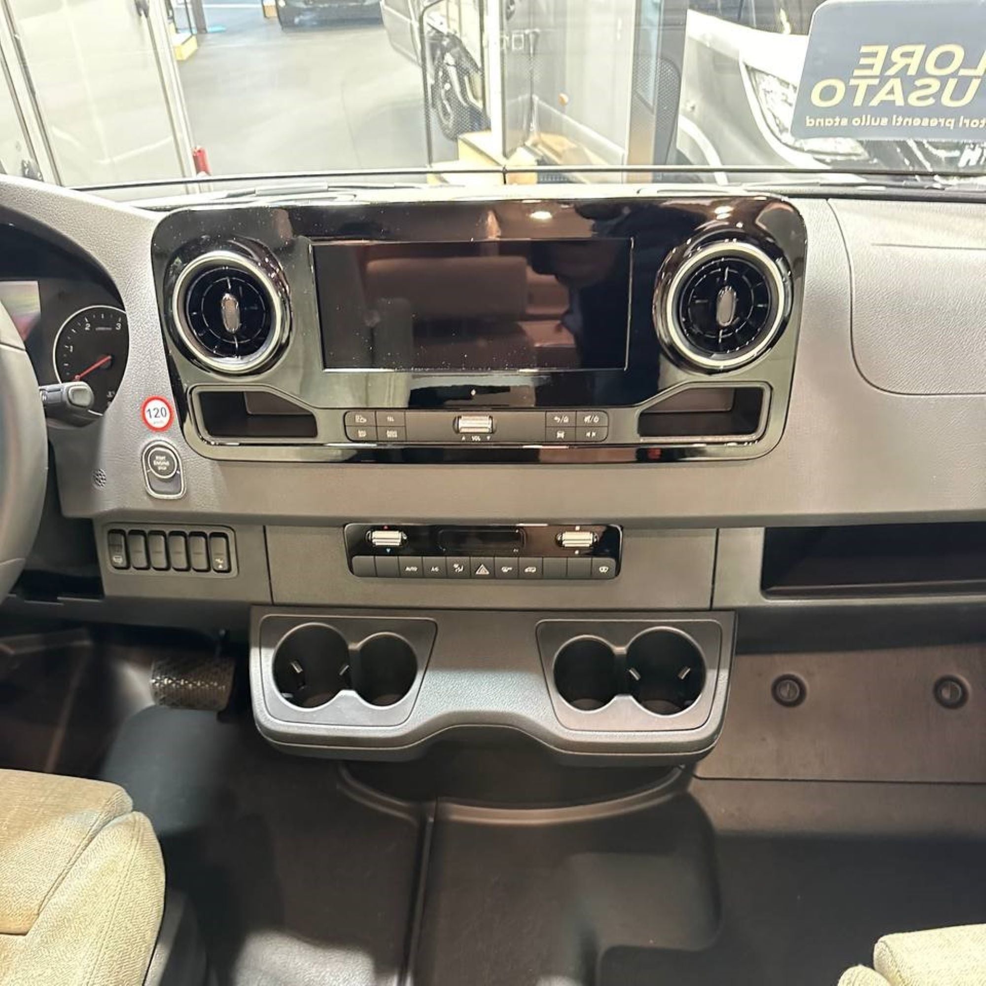 For Mercedes Sprinter Dodge 907 Cup Holder – Right Side Dashboard Mount | Van-X Accessory