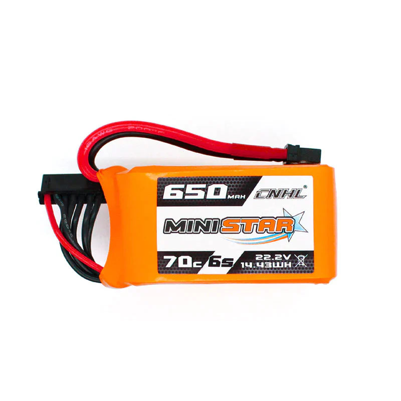 CNHL Ministar 650mAh 22.2V 6S 70C Lipo Battery XT30