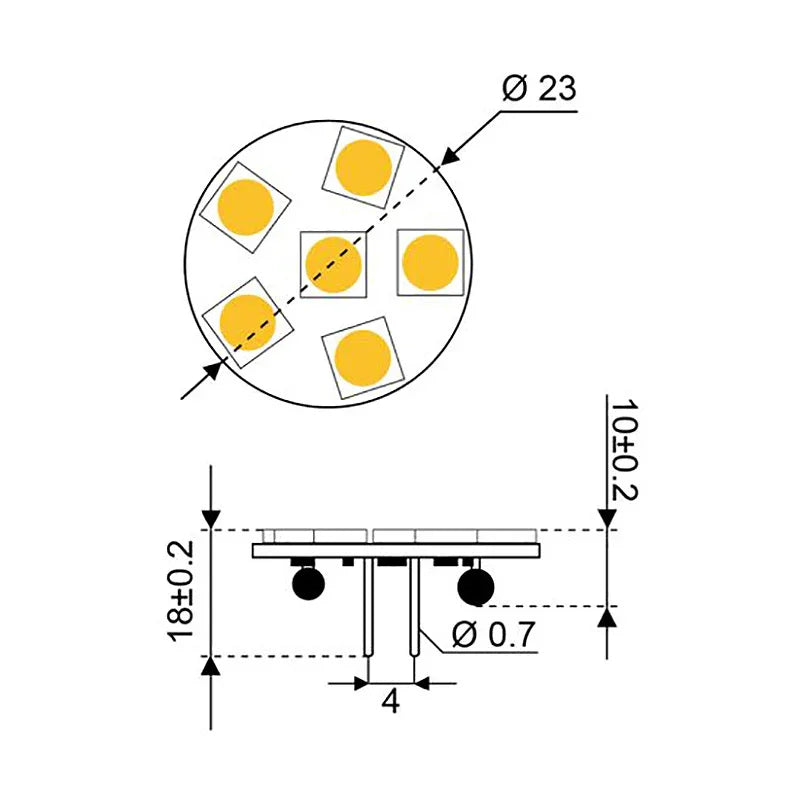 Talamex S | Led S | Led S | Led 6 G4 | Back 10 | 30V LED lamp | 4Boats