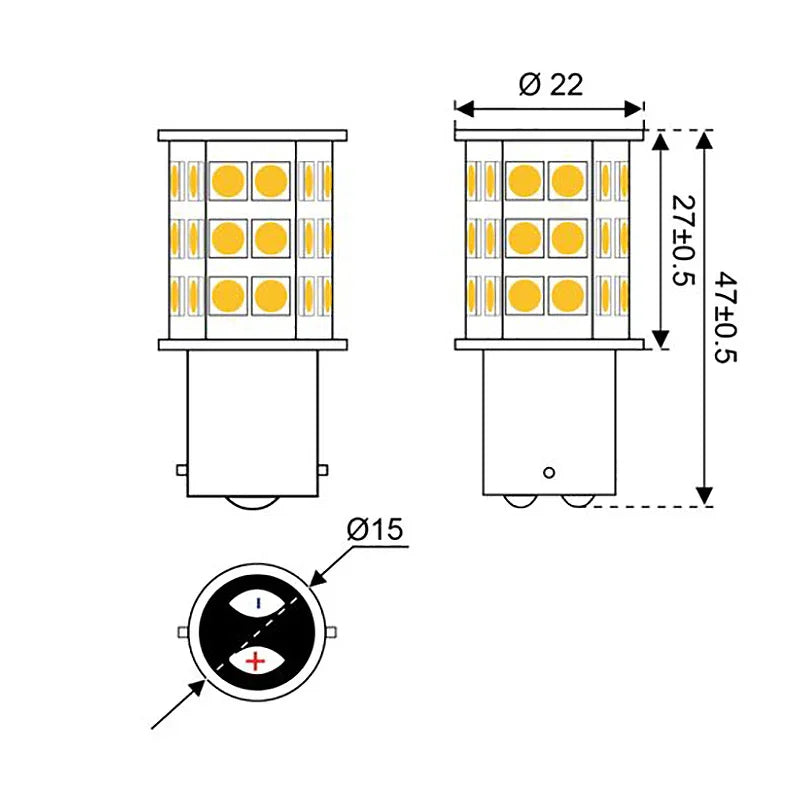 Talamex S | Led S | Led S | Led 30 10 | 30V BA15d LED Lamp | 4Boats