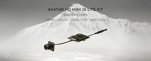 Walksnail Avatar HD Mini 1s Lite Kit (VTX + Camera)