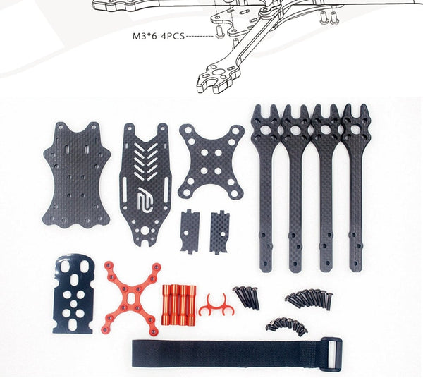 F2 Mito GS FPV Quadcopter Frame